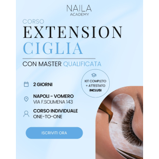 Naila Academy - Corso Extension Ciglia