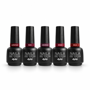 Kit Gel Color Mini Red Collection
