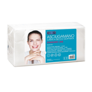 Asciugamano in carta a secco goffrata 40 x 70 cm 