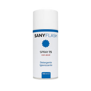 Sany Flash Spray 75% Alcool – Detergente Igienizzante – 400ml