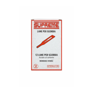 Supreme lame sgorbia 12 pezzi – Misura 1, 4 e 12